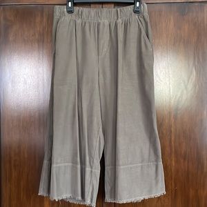 Anthropologie Cloth & Stone Corduroy Wide Leg Pants